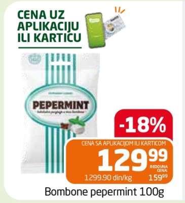 Bombone Pepermint 100g