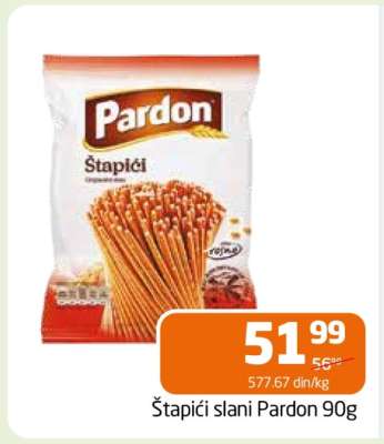 Štapići Slani Pardon 90g
