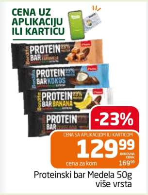 Proteinski bar Medela 50g više vrsta