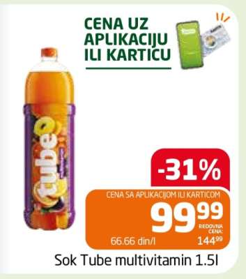 Sok Tube multivitamin 1.5l