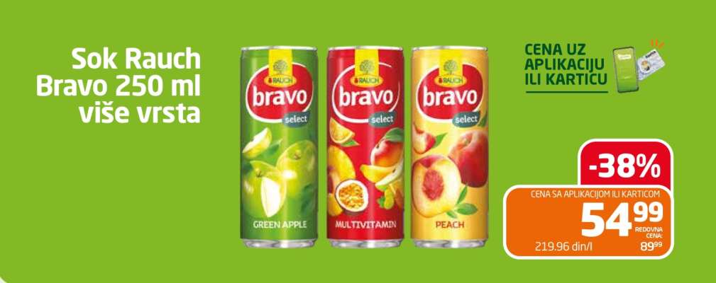 Sok Rauch Bravo 250 ml