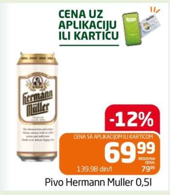 Pivo Hermann Muller 0.5l