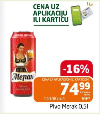 Pivo Merak 0,5l