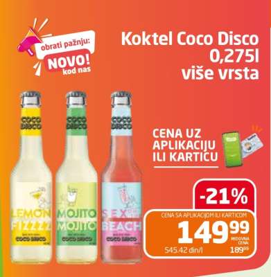 Koktel Coco Disco 0,275l