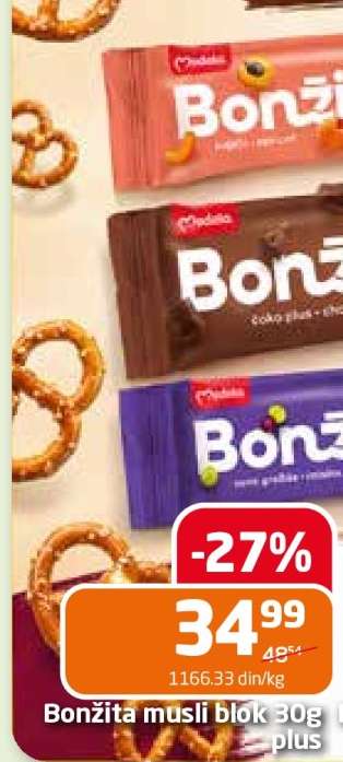Bonžita musli blok 30g