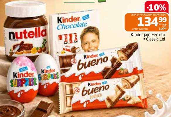KINDER JAJE Ferrero