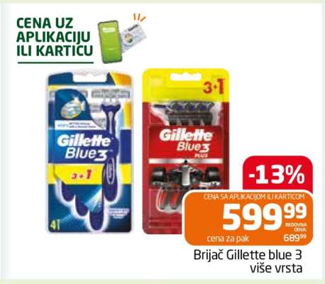 Brijač Gillette Blue 3