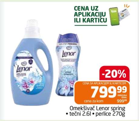 Omeksivač Lenor Spring