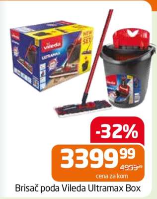Brisač poda Vileda Ultramax Box