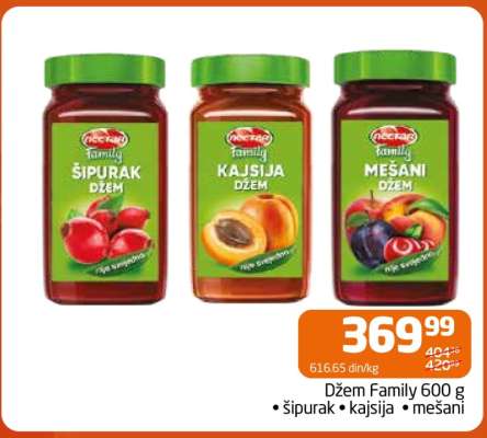 Džem Family 600 g