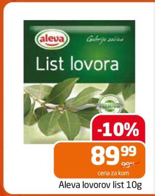Aleva lovorov list 10g