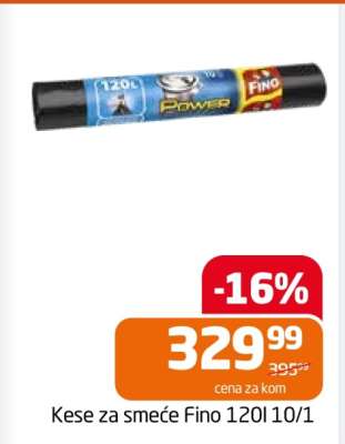 Kese za smeće Fino 120l 10/1