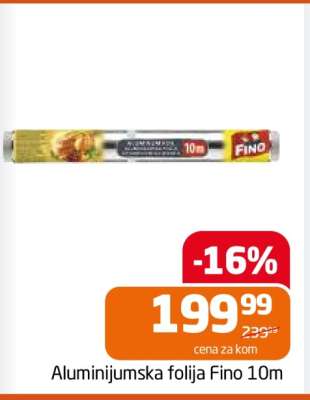 Aluminijumska folija Fino 10m