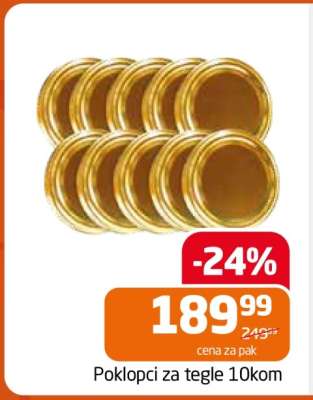 Poklopci za tegle 10kom
