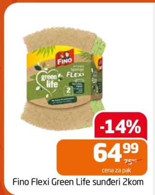 Fino Flexi Green Life sunđeri 2kom