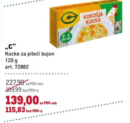 Kocke za pileći bujon