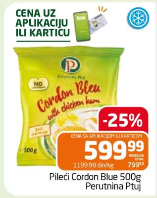 Pileći Cordon Blue 500g Perutnina Ptuj