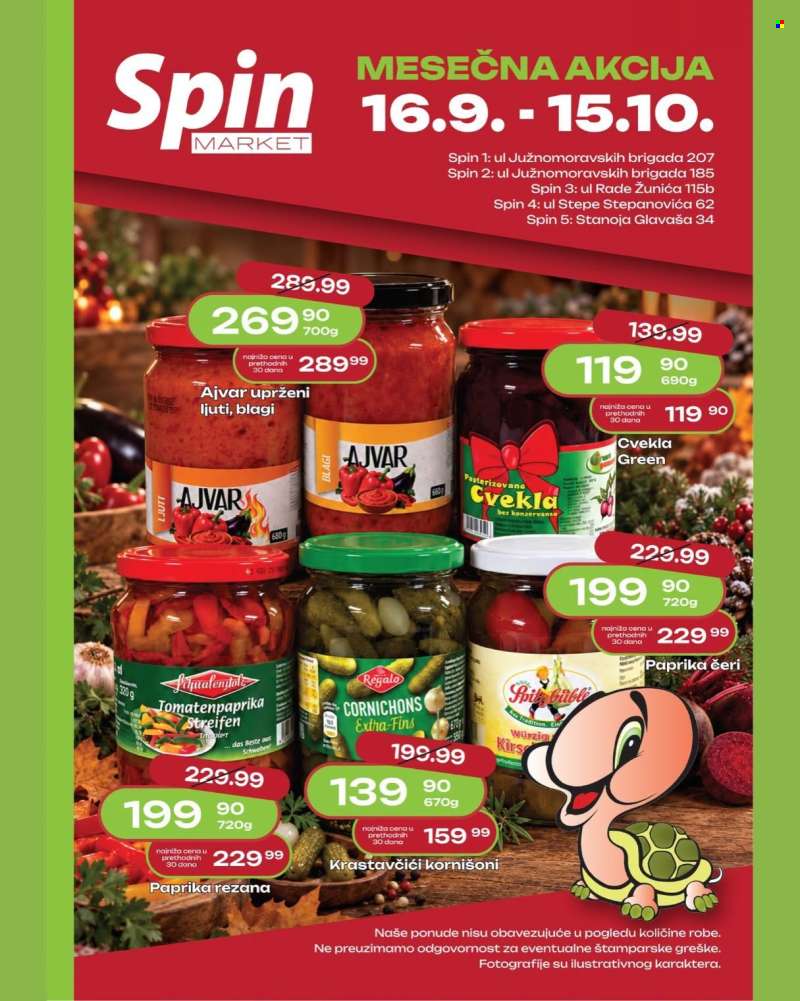 Spin Market katalog - 16.09.2026 - 15.10.2026.