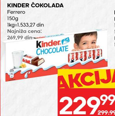 Kinder Čokolada