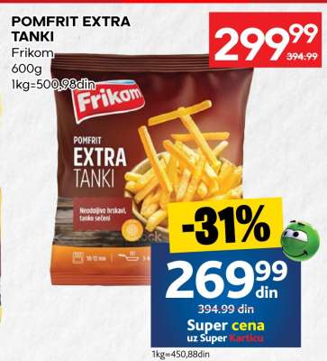 Pomfrit Extra Tanki