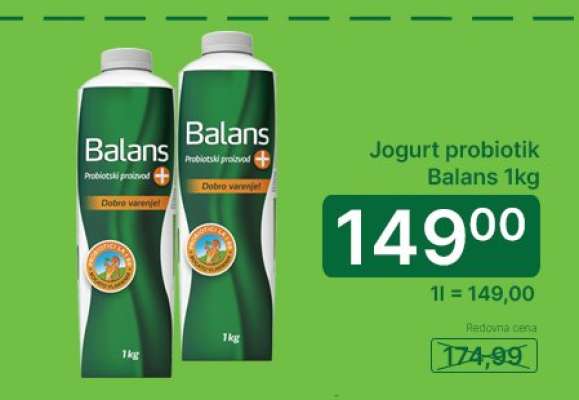 Jogurt probiotik Balans 1kg