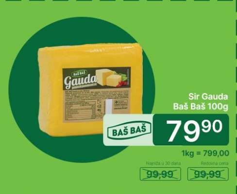 Sir Gauda Baš Baš 100g