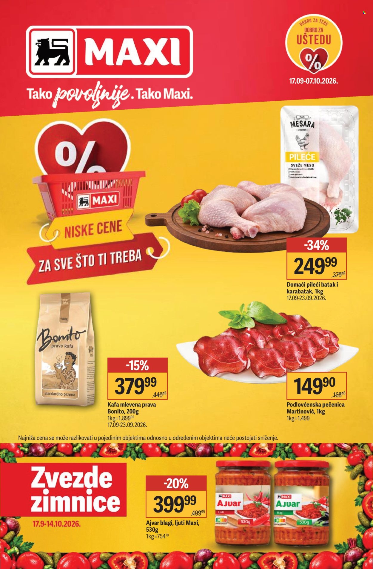 Maxi katalog - 17.09.2026 - 07.10.2026. Stranica 1