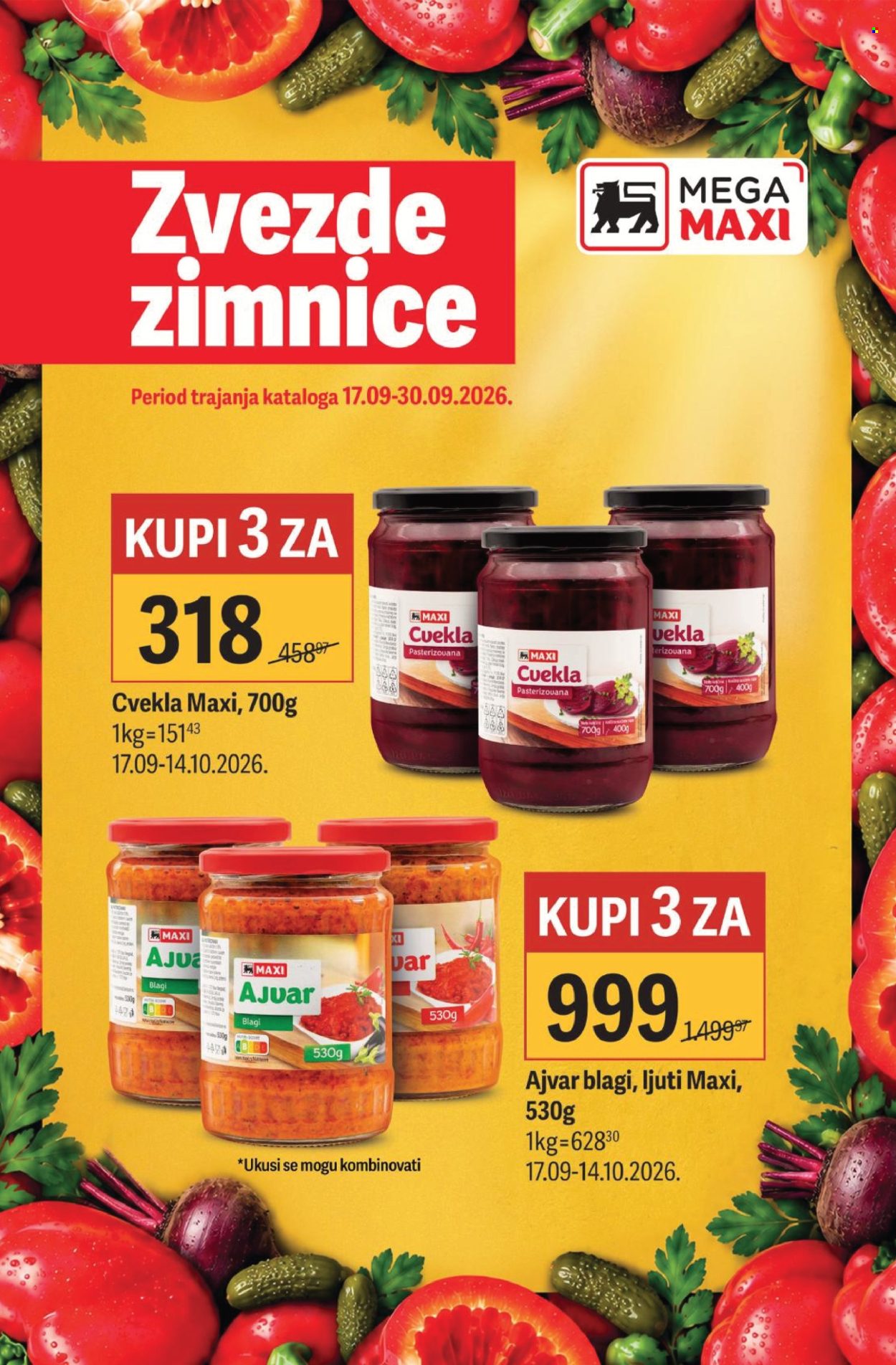 Mega Maxi katalog - 17.09.2026 - 30.09.2026. Stranica 1