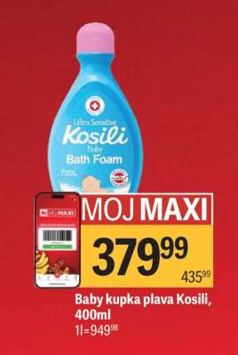 Baby kupka plava Kosili, 400ml