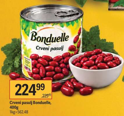 Crveni pasulj Bonduelle 400g