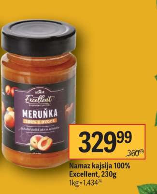 Namaz kajsija 100% Excellent, 230g