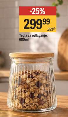 Tegla za odlaganje, 680ml