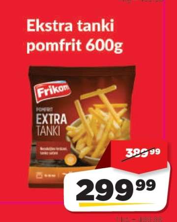 Ekstra tanki pomfrit 600g