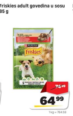 Friskies adult govedina u sosu 85 g
