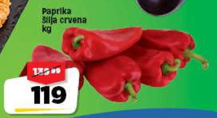 Paprika šilja crvena