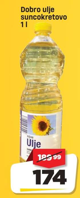 Dobro ulje suncokretovo 1 l
