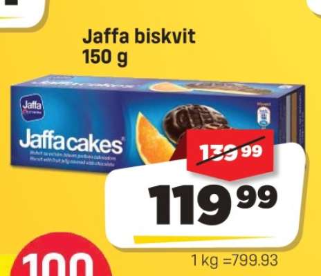 Jaffa Biskvit, 150 g