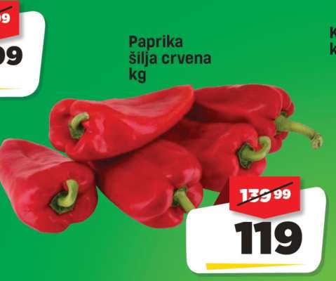 Paprika šilja crvena