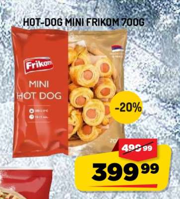HOT-DOG MINI FRIKOM 700g