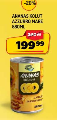 ANANAS KOLUT AZZURRO MARE 580ml