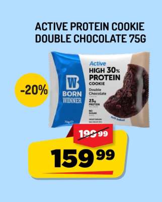 ACTIVE protein cookie double chocolate 75G