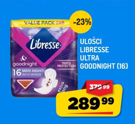 Ulošci Libresse Ultra Goodnight (16)