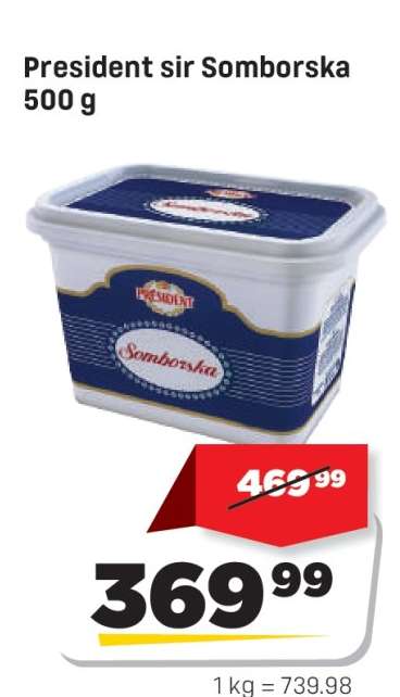 President sir Somborska 500 g