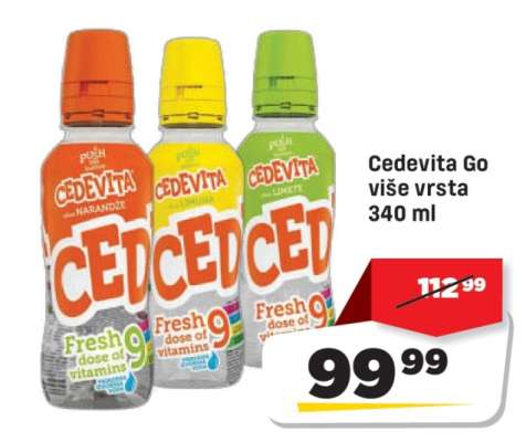 Cedevita Go više vrsta 340 ml