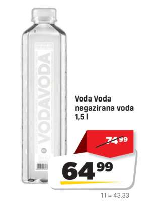 Voda Voda negazirana voda 1,5 l