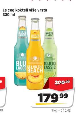 Le coq kokteli više vrsta 330 ml
