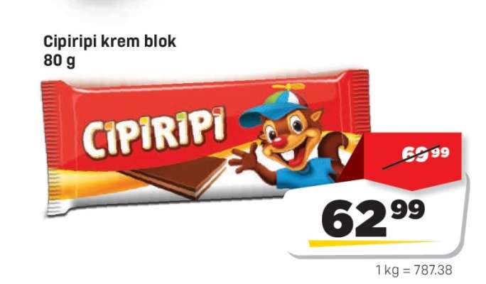 Cipiripi krem blok