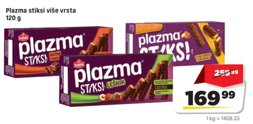 Plazma stiksi više vrsta 120 g