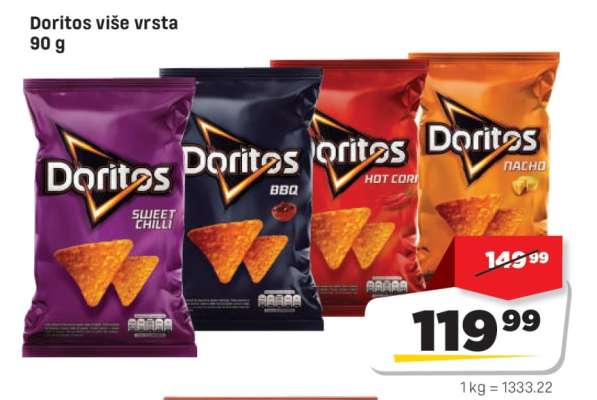 Doritos više vrsta