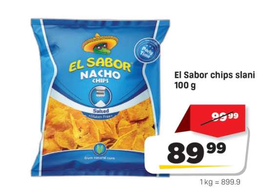 El Sabor chips slani 100 g
